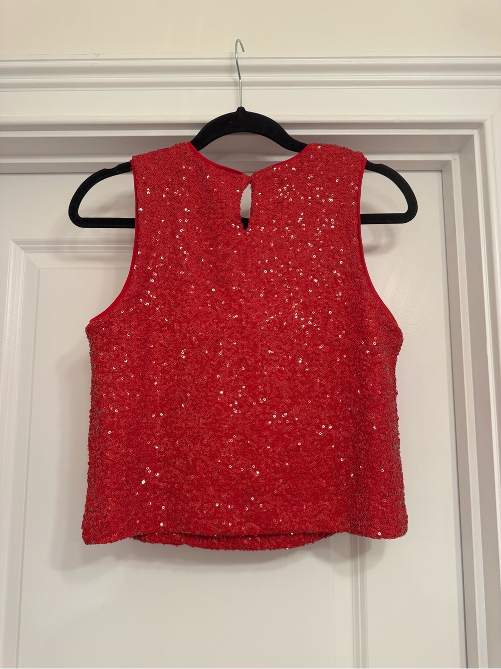 cupcakes & cashmere Red Sequin Tank Top - Picture 4 of 5
